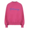 Script Logo -pyöreäkaulainen collegepaita ”Dark Fuchsia” 697869TMVB50507