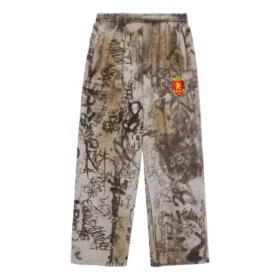 Skater Graffiti Baggy -verkkarihousut ”Heather Grey” 740028TOVA81300