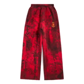 Skater Graffiti -baggy-verkkarihousut ”Red” 740028TOVA86400