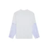 Slime-logolla varustettu kerroksellinen T-paita ”Grey” 671401TLVF11203
