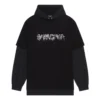 Slime-merkkinen pitkähihainen huppari ”Black” 681029TLVF11069