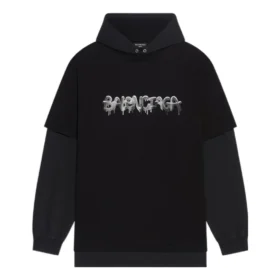 Slime-merkkinen pitkähihainen huppari ”Black” 681029TLVF11069 Slime-merkkinen pitkähihainen huppari ”Black” 681029TLVF11069