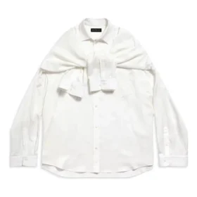Solmittu hihat -paita, oversized ”White” 768553TPO359000