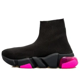 Speed 1.0 -tennarit ”Clear Sole Black Fluo Pink” 607543W2DBW1051