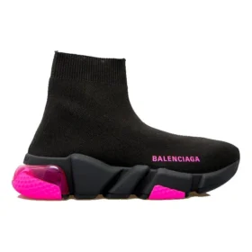 Speed 1.0 -tennarit ”Clear Sole Black Fluo Pink” 607543W2DBW1051