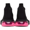 Speed 1.0 -tennarit ”Clear Sole Black Fluo Pink” 607543W2DBW1051