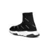 Speed 1.0 -tennarit ”White Logo Monogram Black Knit” 597425W2DBF1015