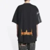 Speed Hunters -paita, ylösalaisin, oversized-malli, ”Black Faded” 698811TMVC90100