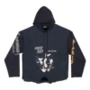Speed Hunters Upside Down -huppari, oversized-malli ”Black Faded” 698156TMVD11000