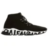 Speed Lace Up -tennarit ”Musta kierrätysneulos ja musta graffitipohja” 621611W05GE1015