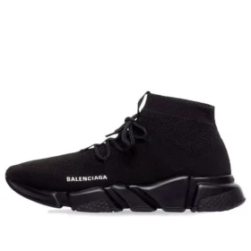 Speed Lace Up -tennarit ”Musta kierrätysneulos ja musta pohja” 587289W2DB11013