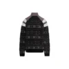 Sporty B Half Zip Track Mix -jacquardneulepusero ”Black Grey” 675289T16171240