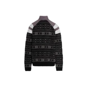 Sporty B Half Zip Track Mix -jacquardneulepusero ”Black Grey” 675289T16171240 Sporty B Half Zip Track Mix -jacquardneulepusero ”Black Grey” 675289T16171240