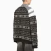 Sporty B Half Zip Track Mix -jacquardneulepusero ”Black Grey” 675289T16171240