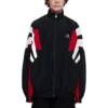 Sporty B käännettävä Track-takit ”Black Red White” 681445TKO481000