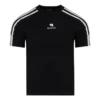 Sporty B kutistettu T-paita ”Black White” 704070TMVG43869