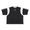 Sporty B -T-paita, suorakaiteen muotoinen ”Black White” 699182TMVC41070