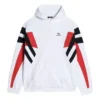 Sporty B vetoketjullinen verryttelyhuppari ”Valkoinen Musta Punainen” 675330TLVA39028