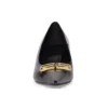Square Knife BB 60 mm -korkokengät ”Black Shiny Lambskin” 694739WBD821080