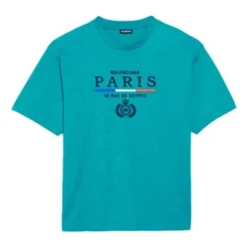 SS20 Paris Flag Regular Paris Logo Tee 594579TGV483640 SS20 Paris Flag Regular Paris Logo Tee 594579TGV483640