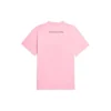 SS21 Aakkoskuvioinen lyhythihainen unisex-paita, vaaleanpunainen 612965TJVL51401