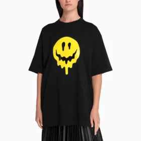 SS21 Drip Peace -T-paita, laaja istuvuus, painatus, musta 641655TKVA11012 SS21 Drip Peace -T-paita, laaja istuvuus, painatus, musta 641655TKVA11012