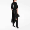 SS21 Drip Peace -T-paita, laaja istuvuus, painatus, musta 641655TKVA11012