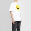 SS21 Drip Peace, väljä istuvuus, hymypainatus, vapaa-ajan paita, valkoinen 641675TKVA18639