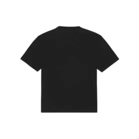 SS21-logokuvioinen pyöreäkaulainen lyhythihainen unisex-paita, musta 641655TKV711069 SS21-logokuvioinen pyöreäkaulainen lyhythihainen unisex-paita, musta 641655TKV711069