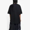 SS21-logokuvioinen pyöreäkaulainen lyhythihainen unisex-paita, musta 641655TKV711069