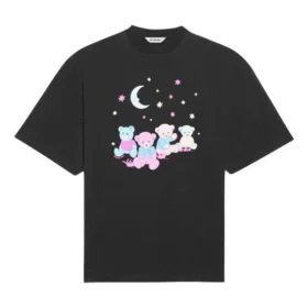 SS21 Love Bear -painettu t-paita, musta 641532TJVI11000 SS21 Love Bear -painettu t-paita, musta 641532TJVI11000