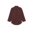 SS21 Oversize-ruudullinen pitkähihainen paita, ruskea 658806TKM366100
