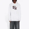 SS21 Pieni kuvio, sarjakuvapainatus, unisex, valkoinen 578135TJVE69000