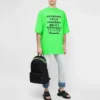 SS21 Word Pattern lyhythihainen unisex vihreä 641614TJVI34162