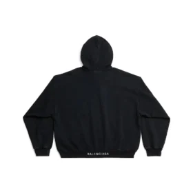 SS23 I love Balenciaga -hupparit ”Black” 742603TOVH59034