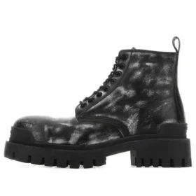 Strike-nilkkasaappaat ”Washed Out Black Leather” 589338WBEF19010