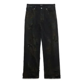 Super Destroyed Baggy -housut ”Black” 745248TBP471363