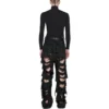 Super Destroyed Baggy -housut ”Black” 745248TBP471363