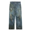Super Destroyed Baggy Housut ”Light Blue” 745248TNW014012