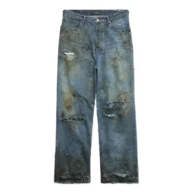 Super Destroyed Baggy Housut ”Light Blue” 745248TNW014012