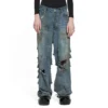 Super Destroyed Baggy Housut ”Light Blue” 745248TNW014012