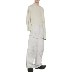 Suuret cargo-housut ”Light Grey” 746493TKP271400
