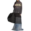 Tape Type Ripped Pocket -huppari, Large-mitoitus, ”Dark Grey” 744441TQVA98519