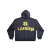 Tape Type Ripped Pocket -huppari, oversized, ”Navy Blue” 744441TOVB14140