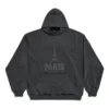 The Capital Of Fashion -hupparit, Large-malli ”Black Faded” 803265TRVN41048