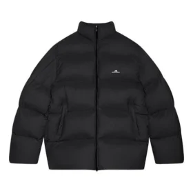 Tiikerin vuosi -ylisuuri topattu untuvatakki ”Black” 682695TLO061000
