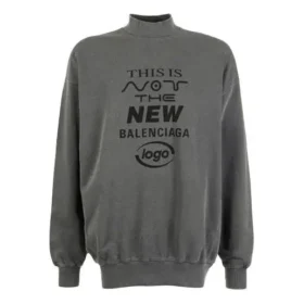 Tämä ei ole uusi Balenciaga-logopaita ”Dark Grey” 652981TKVE41069 Tämä ei ole uusi Balenciaga-logopaita ”Dark Grey” 652981TKVE41069
