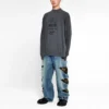 Tämä ei ole uusi Balenciaga-logopaita ”Dark Grey” 652981TKVE41069