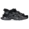 Track-sandaalit ”Fake Fur Black” 668560W3CQ31000