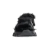 Track-sandaalit ”Fake Fur Black” 668560W3CQ31000